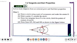 Maths F3  Ch7 TANGENTS AND THEIR PROPERTIES Lesson 3 [upl. by Sauer]