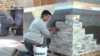 How to Install ErthCOVERINGS Natural Stone Panels [upl. by Atineg20]