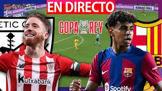 🔴ATHLETIC CLUB BILBAO VS FC BARCELONA EN VIVO  ATHLETIC VS BARÇA EN DIRECTO  CUARTOS COPA DEL REY [upl. by Galvan]