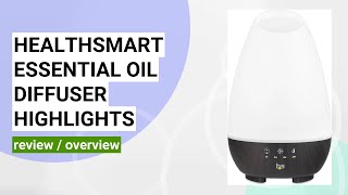 HealthSmart Essential Oil Diffuser Review The Ultimate Aromatherapy Experience [upl. by Lashar]