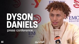 Atlanta Hawks vs Pelicans Postgame Press Conference Dyson Daniels [upl. by Pain]