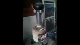 Pot Belly Rocket Stove Tutorial [upl. by Tterrag]