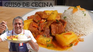 GUISO DE CECINA  Al estilo de Cocinando con Nando [upl. by Cece]