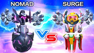 Nomad vs Surge  Mech Arena [upl. by Analak]