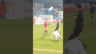 controversial moment of the match stadion OTELUL GALATI ROMANIA 🇷🇴 SUPERLIGA shortvideo [upl. by Bartosch683]