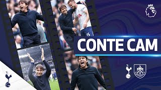 Antonio Conte celebrates HUGE win over Burnley  CONTE CAM  Spurs 10 Burnley [upl. by Nocam]