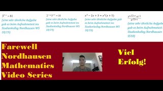 Aufnahmetest Mathematik Nordhausen PART 4 [upl. by Frasco]