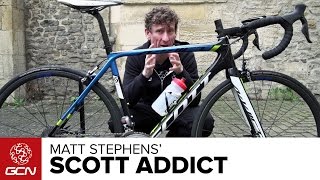 Matt Stephens SCOTT Addict Team Issue  GCN Presenters Bikes [upl. by Stoneham]