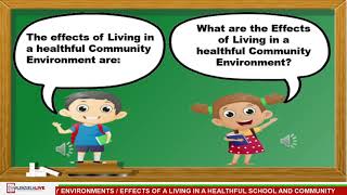 GRADE 6 MAPEH  HEALTHY SCHOOL AND COMMUNITY ENVIRONMENTS EFFECTS OF A LIVING IN A HEALTHFUL SCHOOL [upl. by Beauregard273]