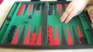 Backgammon for complete beginners Part 1  Introduction and The board [upl. by Guillema]