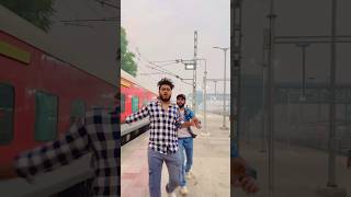 Railway Station Par Pakad Liya shorts ytshorts youtubeshorts railway train locopilot [upl. by Upshaw]