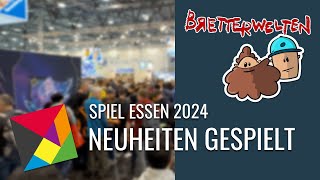 Wir haben Brettspielneuheiten angespielt  Spiel Messe in Essen 2024 [upl. by Ojibbob94]