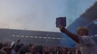 Kasabian intro  Underdog at King Power Stadium  28th May 2016 [upl. by Neetsyrk972]