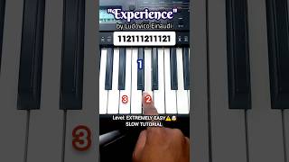 Experience Piano Tutorial by Ludovico Einaudi pianotutorial easypiano experience [upl. by Yleak]