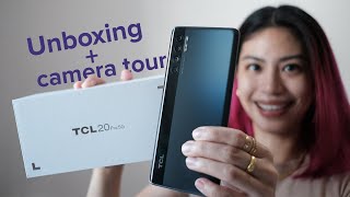 TCL 20 Pro 5G CAMERA TOUR  unboxing [upl. by Evania]