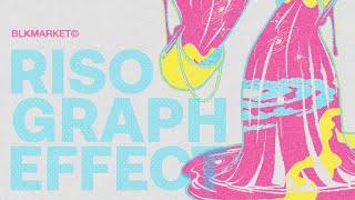 INSANE Risograph Effect Tutorial 2020 Photoshop  Inklab [upl. by Enahpets]