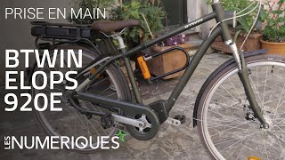 Prise en main du vélo électrique Decathlon Btwin Elops 920 E [upl. by Inava]