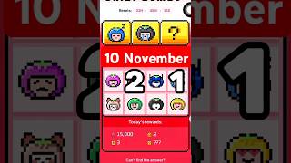 Tomarket airdrop combo 10 November  Tomarket Daily Combo Today [upl. by Rozella]