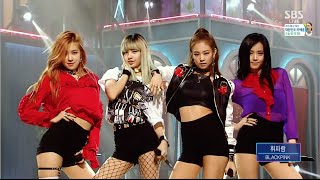 BLACKPINK  휘파람’WHISTLE 0814 SBS Inkigayo [upl. by Eldnar]