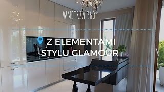 Aranżacja mieszkania z elementami stylu glamour  130 m² projekt wnętrz architekt [upl. by Mitchiner]