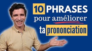 Prononciation fais cet exercice pour t’améliorer en français [upl. by Yrocaj]