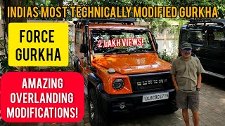 Amazing Technical Overlanding Gurkha Modifications by Owner 4x4 forcegurkha modified gurkha [upl. by Hakceber]