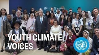 Youth Climate Voices at COP28  United Nations [upl. by Nimesh]