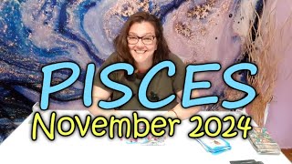 Pisces Really Promising November 2024 🔆 Monthly Tarot Reading [upl. by Mohl]