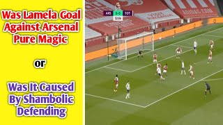 How did Erik Lamela Score That Rabona Goal Against Arsenal [upl. by Pazice]