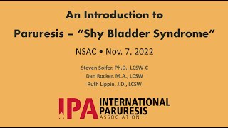 CBT for Paruresis Shy Bladder [upl. by Nilhtac]