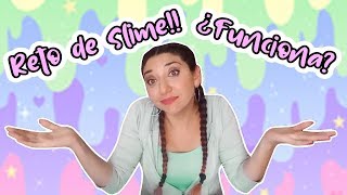 RETO HACER SLIME CON PEGAMENTO CASERO  Paito [upl. by Aziaf]