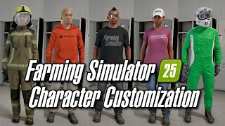 Farm Sim 25  Character Customization [upl. by Reaht]