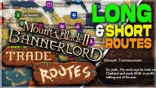 Bannerlord Trade Routes Basics  Across Map amp TowntoTown Trading Guide Best ITEMS to TRADE [upl. by Eelydnarb]