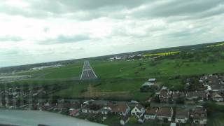 A319 Cockpit Landing London Southend Airport Rwy 24 [upl. by Alvy557]