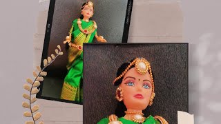 part 1 baby shower doll makeover  seemantham doll  dohalejewan doll making [upl. by Haimirej438]