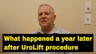 1 year after UroLift for BPH Patient Comments  Dr John Lin  Sunrise Urology [upl. by Shermie]