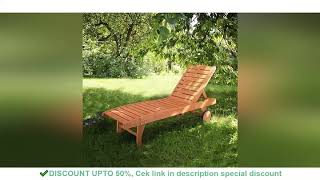 ✅Outdoor Reclining Adjustable Lounge Chair Patio Recliner Chaise Chairs wDrawers [upl. by Eiznik]