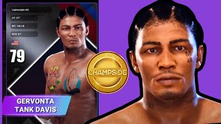 Gervonta Davis Undisputed Gameplay Career Mode Turning Pro [upl. by Nosnehpets]