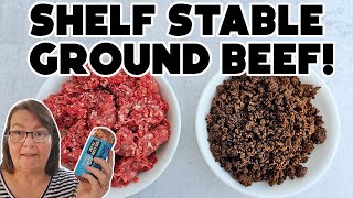 Dehydrate Ground Beef for ShelfStable Meat for Your Pantry [upl. by Nylisoj]