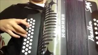 aqui estoy calibre 50 instruccional facil acordeon sol slow hohner principiantes [upl. by Annaiv]