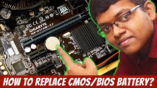 How to Replace CMOS Battery On Your Computer StepbyStep Hindi [upl. by Nibuz]