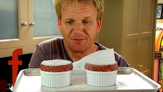 Raspberry Soufflé  Gordon Ramsays The F Word Season 4 [upl. by Grati355]