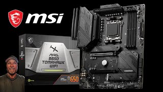 MSI MAG B650 TOMAHAWK WIFI AMD Motherboard Build  CPU  Ram  M2 Storage  Air Cooler [upl. by Nosille]