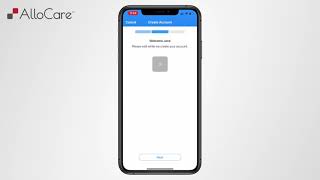 AlloCare App Account Setup [upl. by Eissoj354]