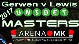 2017 Unibet Masters Michael van Gerwen v Adrian Lewis  SemiFinals [upl. by Cormac]