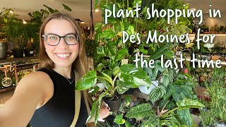 Plant shop with me at 3 of the best plant shops in DSM part 2 [upl. by Holmen]