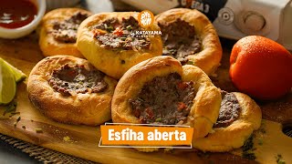 Como Fazer Esfiha Aberta Sem Erro  Katayama Alimentos [upl. by Noyrb]