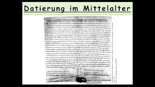 Datierung im Mittelalter Wie man ein Datum im Mittelalter angegeben hat julianischer Kalender 13 [upl. by Griselda503]