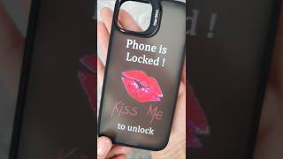 Kiss me to unbox 💋 unboxing mobileimpress phonecase personalized [upl. by Sassan]