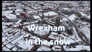 Wrexham North Wales hit By UK Heavy Snow [upl. by Nylzor47]